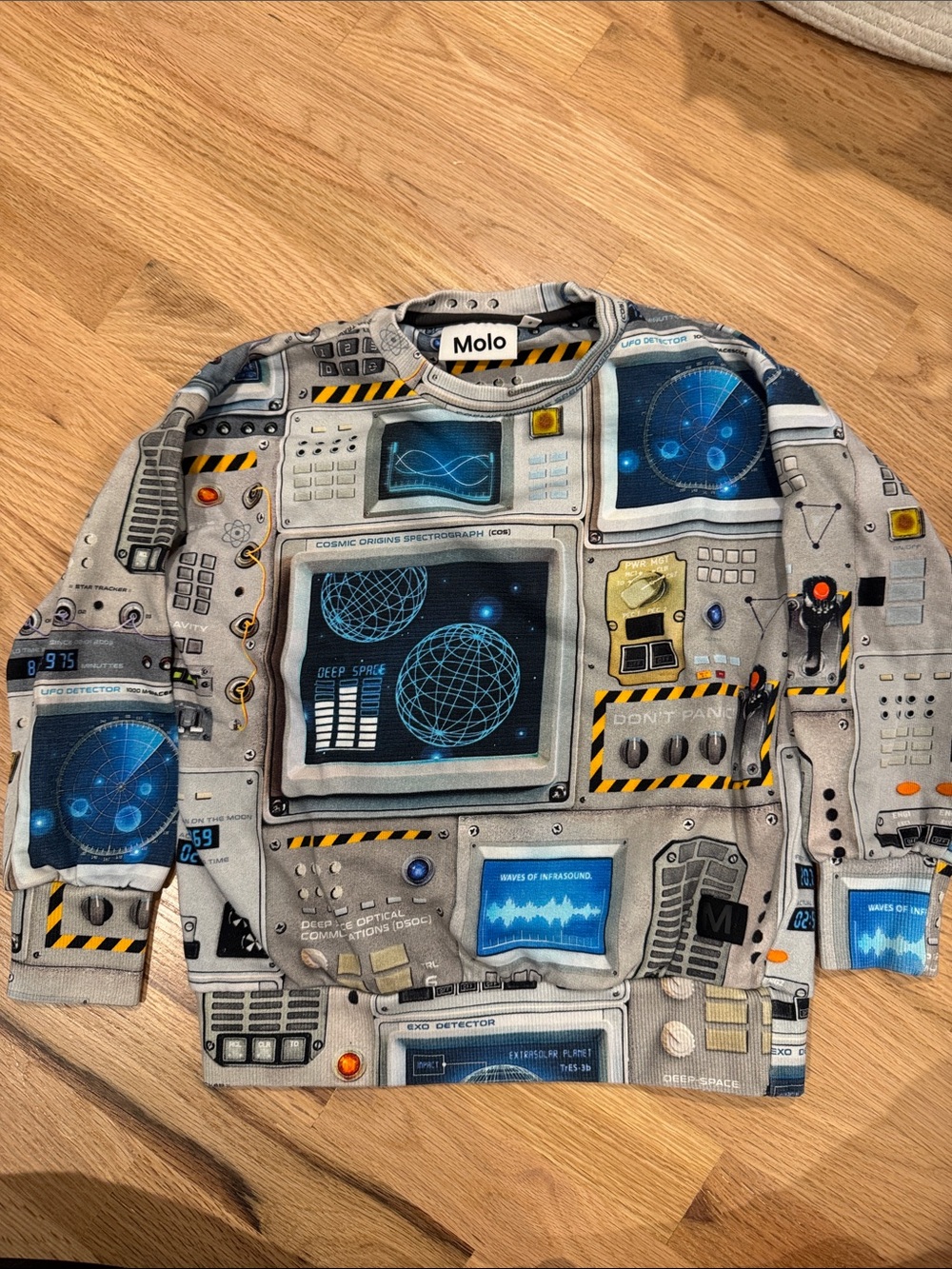 Molo Boys' Madsim Sweatshirt - Space Navigation